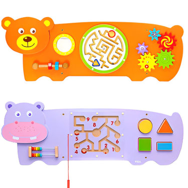 Wall Mount Toy - Bear/Hippo